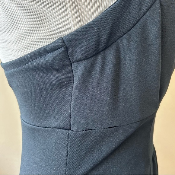 Vintage 1970s 70s Ursula of Switzerland Black Maxi Dress Disco Sleeveless Size M - Picture 10 of 12